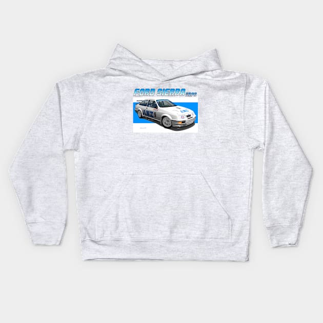 GrA Ford Sierra RS Cosworth Kids Hoodie by PjesusArt